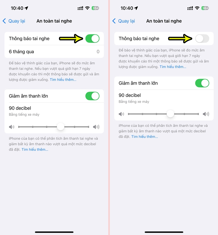 Cách tắt cảnh báo giới hạn âm lượng tai nghe trên iPhone và iPad - hình 2