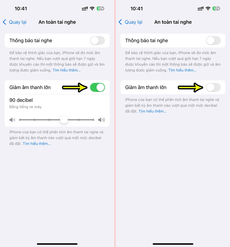 Cách tắt cảnh báo giới hạn âm lượng tai nghe trên iPhone và iPad - hình 3