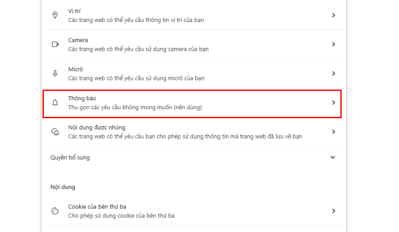 Cách tắt thông báo trên Google Chrome - hình 7