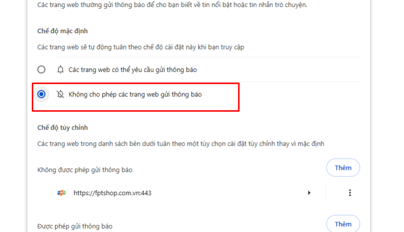 Cách tắt thông báo trên Google Chrome - hình 8