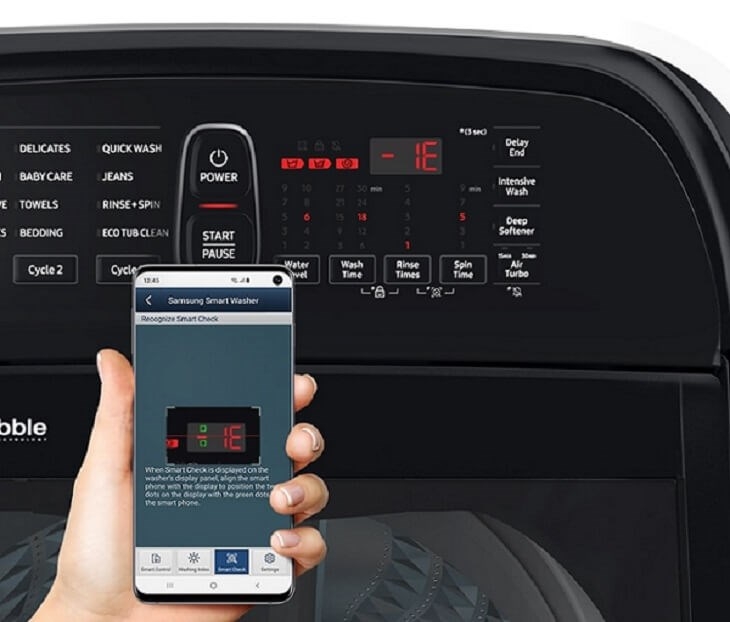 Hướng dẫn cách test lỗi máy giặt Samsung cửa ngang 3