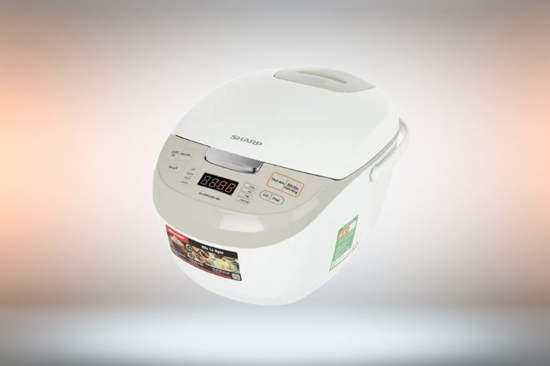 Cách tháo nồi cơm điện Sharp 1