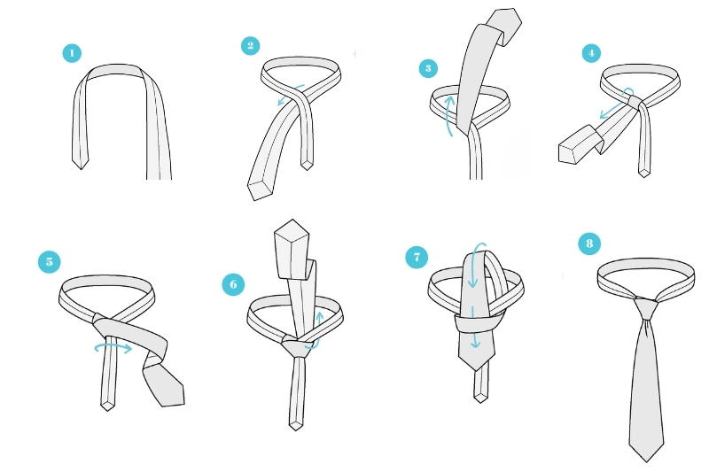 Cách thắt cà vạt Pratt Knot