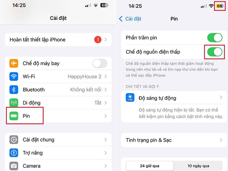 cách thay đổi màu pin cho iphone hình 3