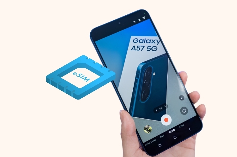 Cách thêm eSIM trên Galaxy A57 1