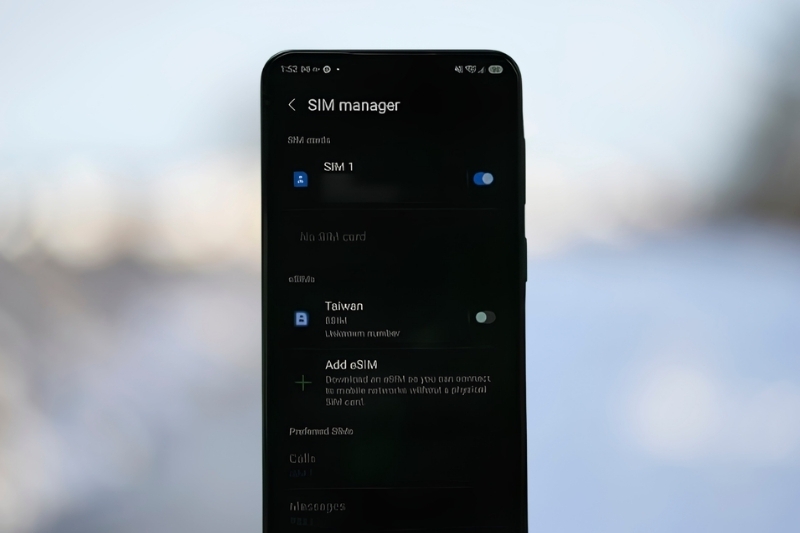 Cách thêm eSIM trên Galaxy A57 5
