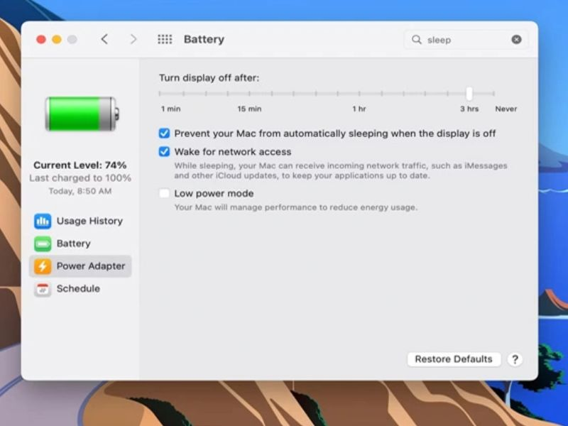 Cách tiết kiệm pin cho MacBook 5