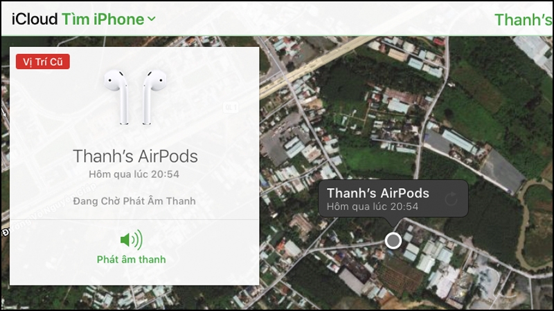 cách tìm Airpods bị mất hình 9