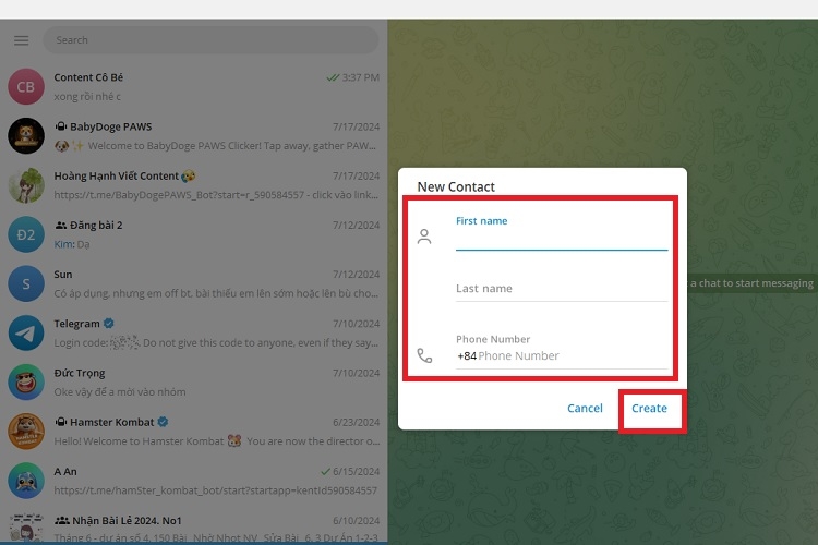 Cách tìm bạn trên Telegram bằng số điện thoại (Hình 6)