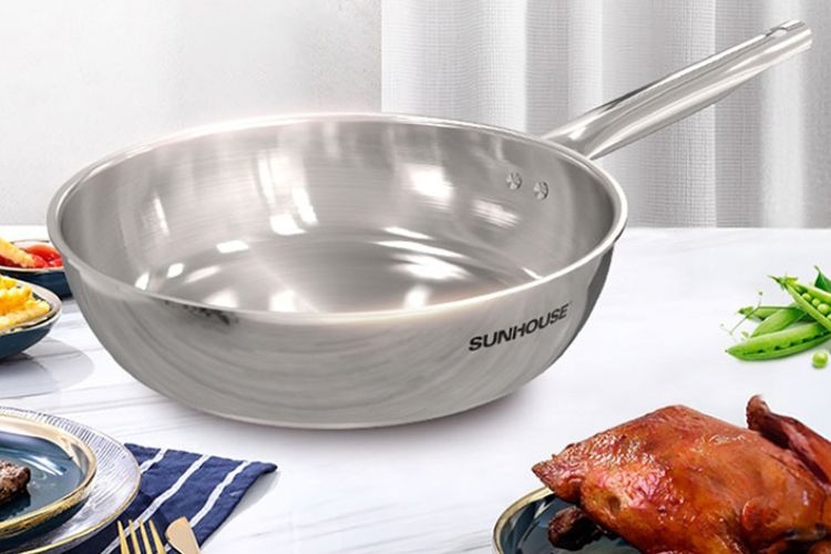 Cách tôi chảo inox không phủ chống dính để tạo lớp chống dính tự nhiên tại nhà