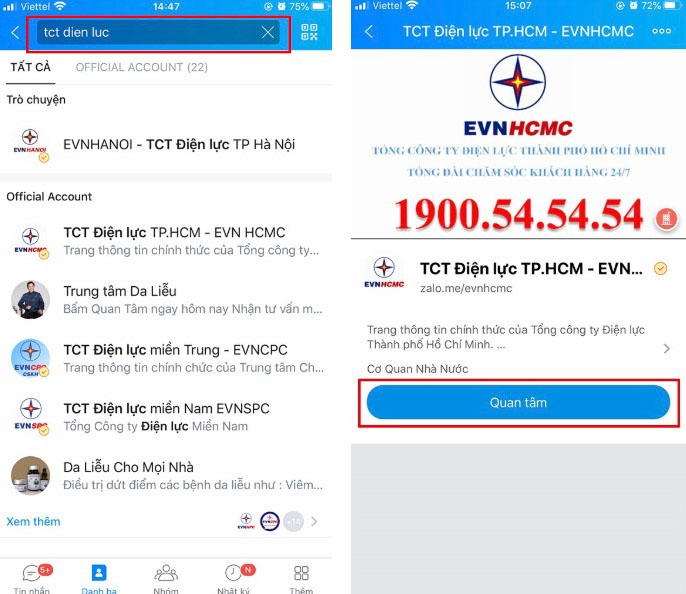 Cách tra cứu thông tin tiền điện qua Zalo - hình 3