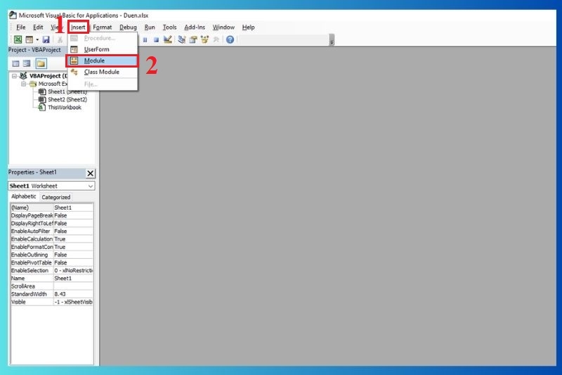 Cách tự động cập nhật thời gian sửa file Excel ảnh 2
