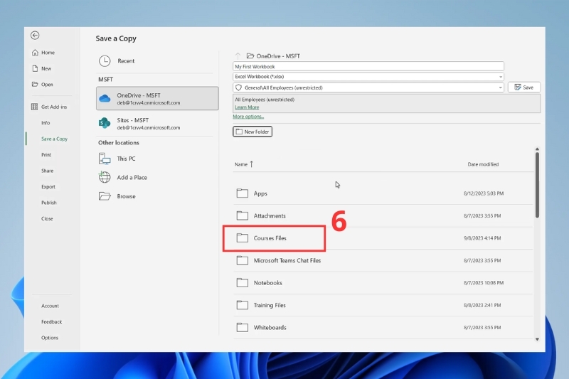 Cách tự động lưu file excel vào OneDrive ảnh 8
