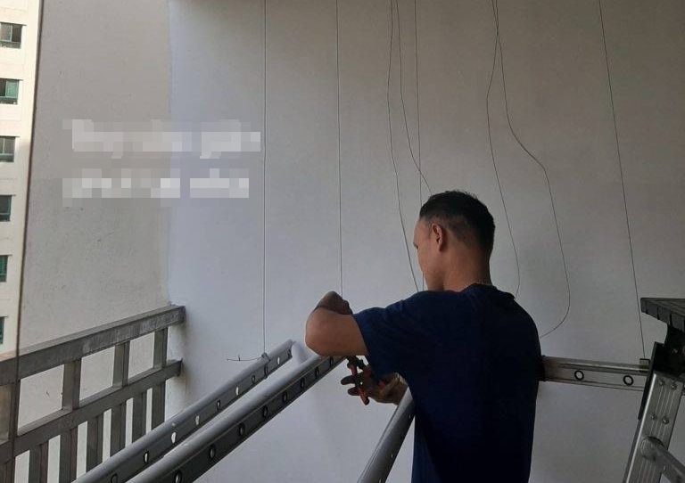 cách tự làm giàn phơi quần áo (hình 3)