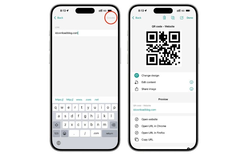 Cách tự tạo mã QR bằng iPhone thông qua ứng dụng
