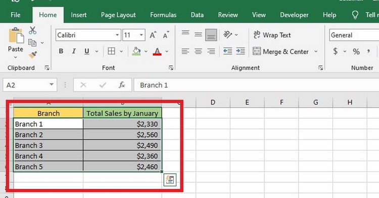 Cách vẽ biểu đồ cột trong Excel - ảnh 1