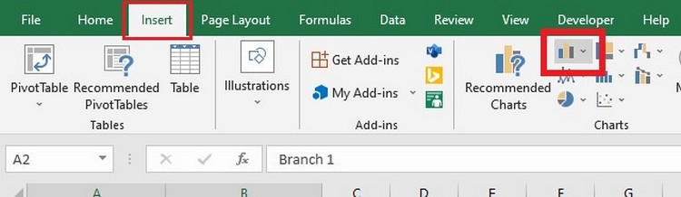 Cách vẽ biểu đồ cột trong Excel - ảnh 2