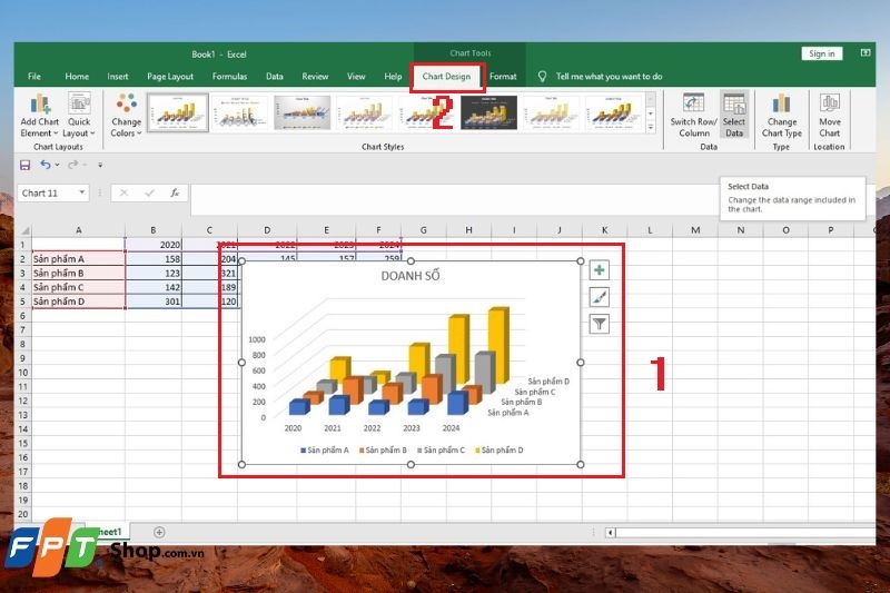 Cách vẽ biểu đồ trong Excel ảnh 18