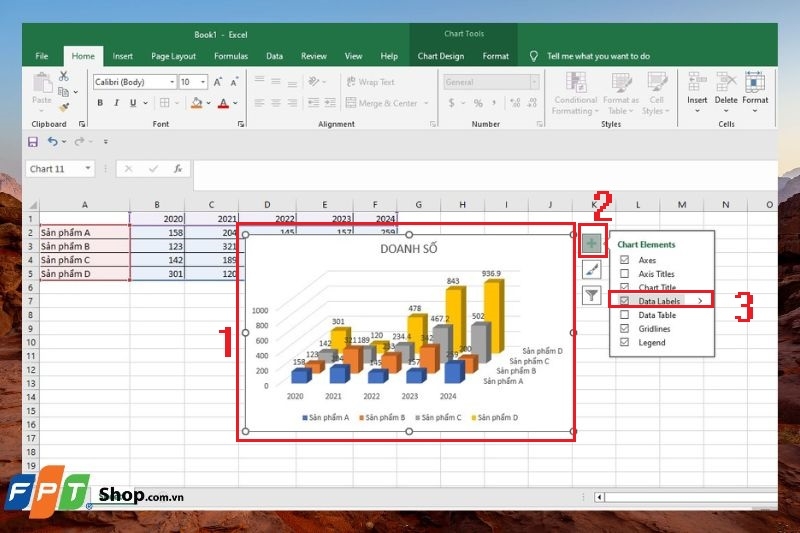 Cách vẽ biểu đồ trong Excel ảnh 21