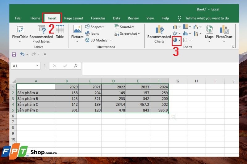 Cách vẽ biểu đồ trong Excel ảnh 9