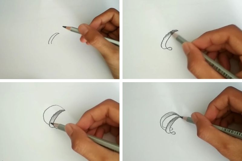 Cách vẽ hoa bỉ ngạn ảnh 2