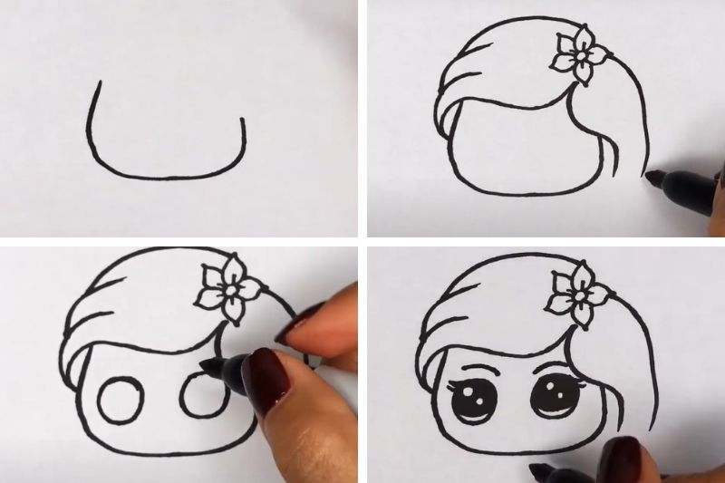 Cách vẽ nàng tiên cá ảnh 1