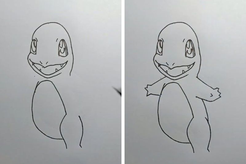 Cách vẽ Pokemon ảnh 6