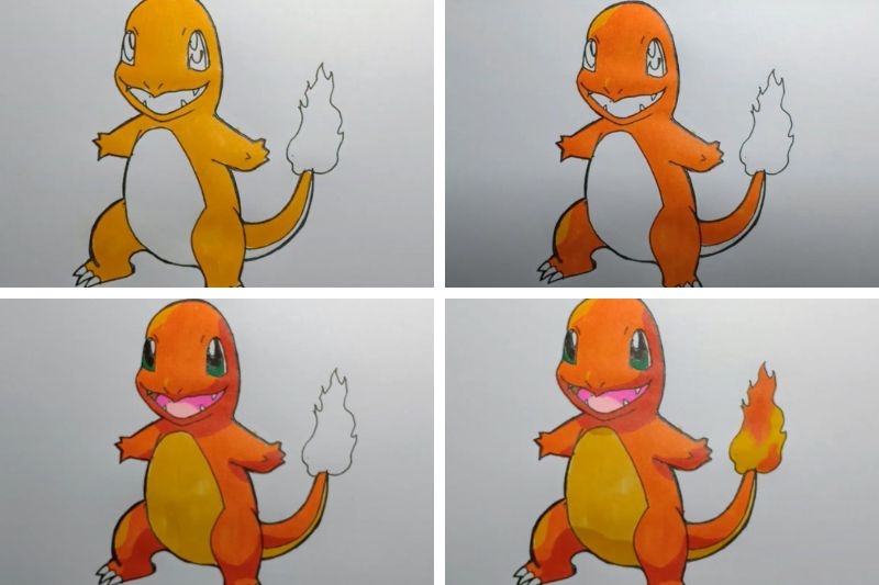Cách vẽ Pokemon ảnh 8