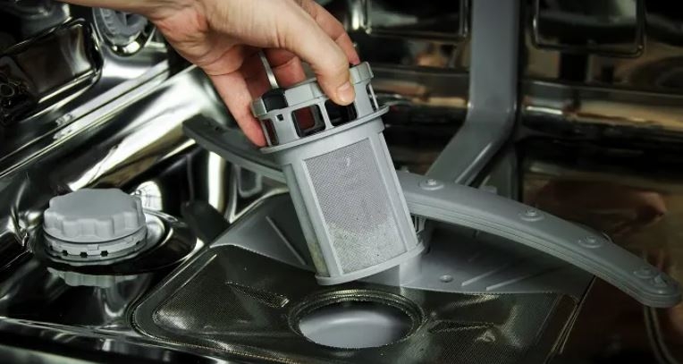 cách vệ sinh bộ lọc máy rửa bát 3