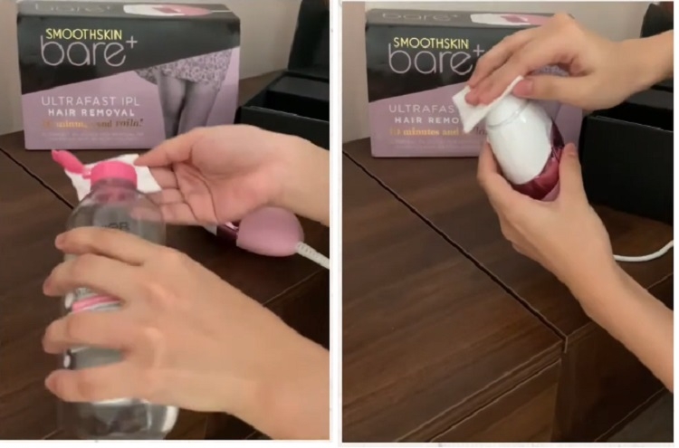 C&aacute;ch vệ sinh m&aacute;y triệt l&ocirc;ng (H&igrave;nh 2)