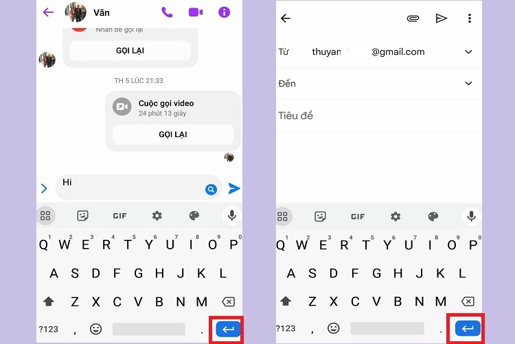 Cách viết xuống dòng trên điện thoại Android (Hình 6)