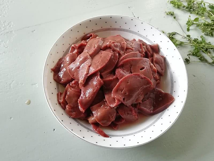 cách xào gan lợn - 1
