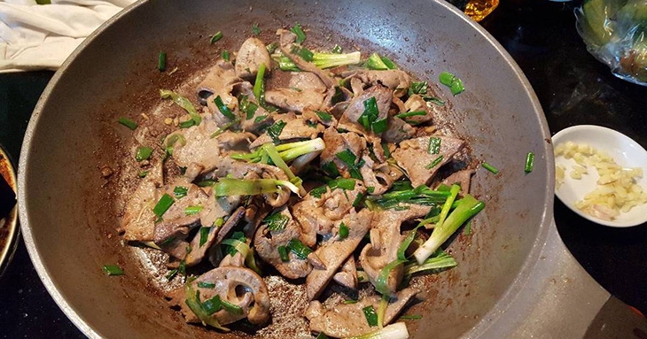 cách xào gan lợn - 3
