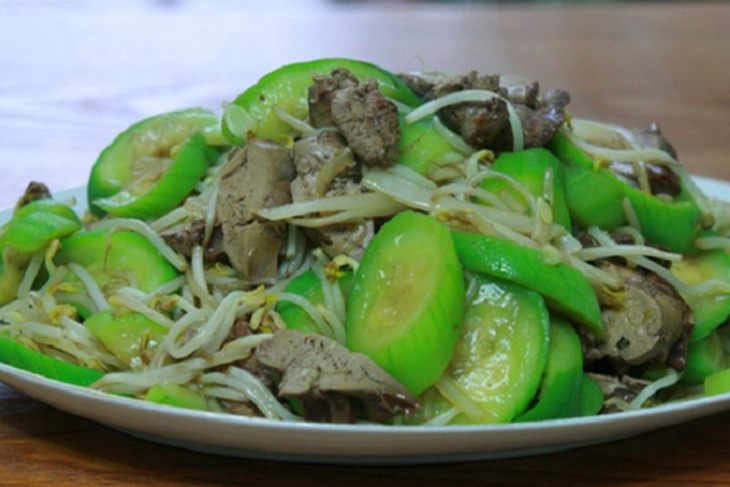 cách xào gan lợn - 4