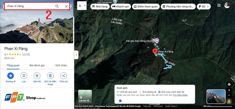 Cách xem độ cao trên Google Maps ảnh 5