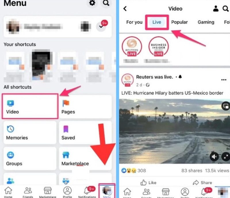 cách xem video phát trực tiếp trên Facebook - hình 1