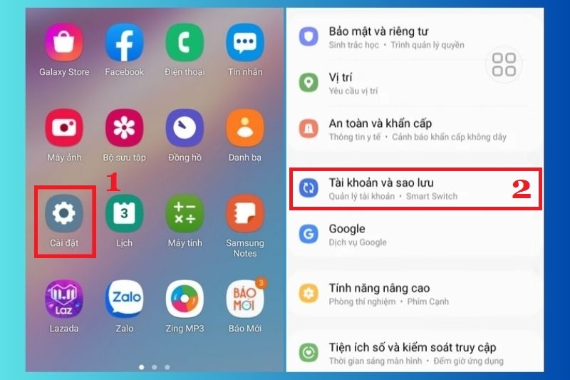 Cách xóa tài khoản Samsung ảnh 2