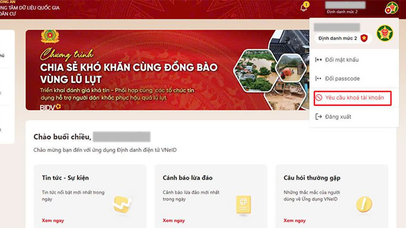 cách xóa tài khoản VNeID khi mất số điện thoại (hình 7)