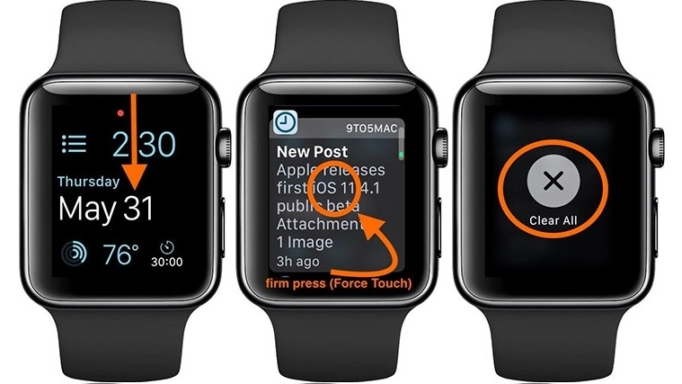 cách xóa tất cả thông báo trên Apple Watch 23