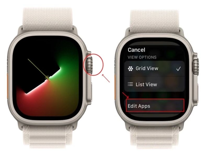 Cách xóa ứng dụng mặc định trên Apple Watch