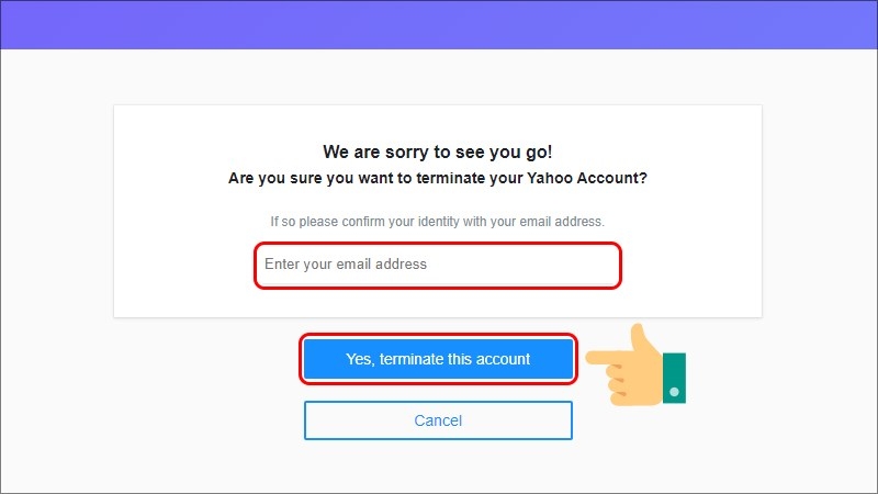 Cách xóa vĩnh viễn tài khoản Yahoo 4