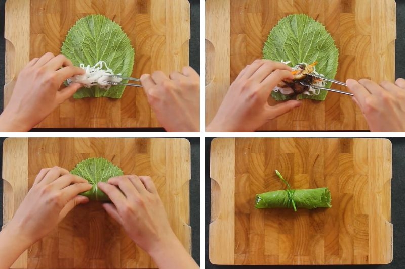 Cải bẹ xanh cuốn ảnh 12