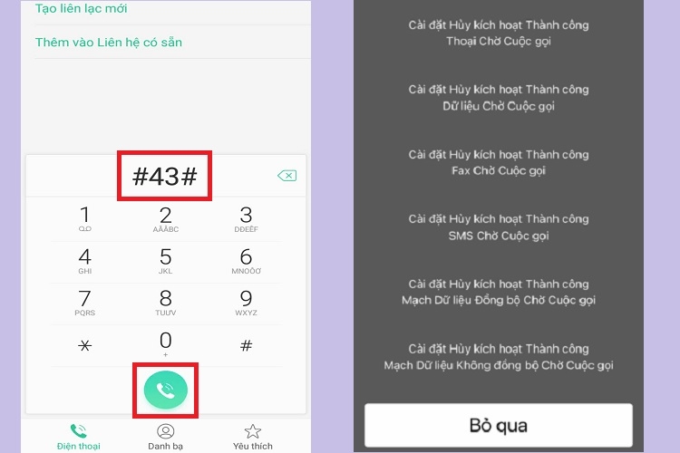 Cài đặt cuộc gọi chờ (Hình 2)
