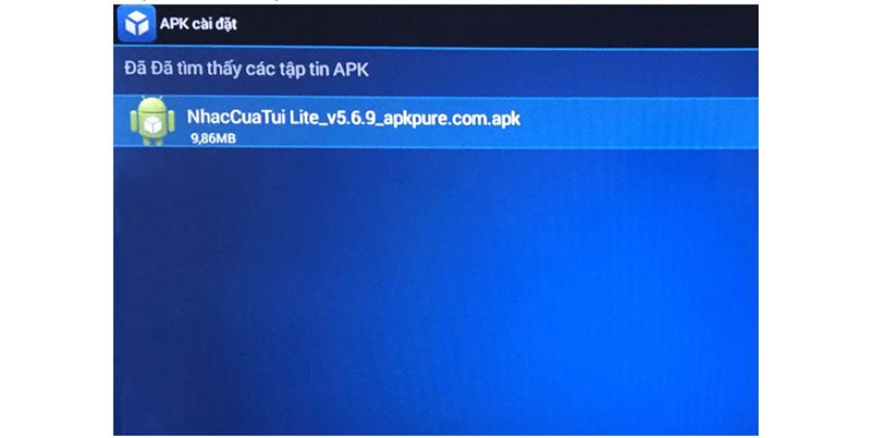 Cài đặt file APK cho Smart TV hình 8