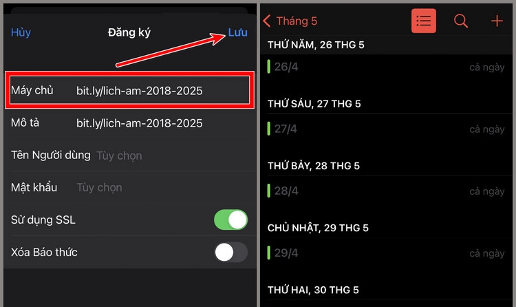 Cài đặt lịch âm trên iPhone - ảnh 3
