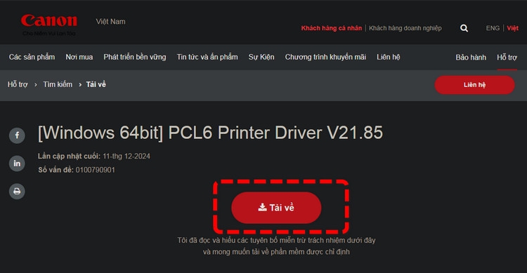 Cài đặt máy in Canon 251dw - ảnh 6