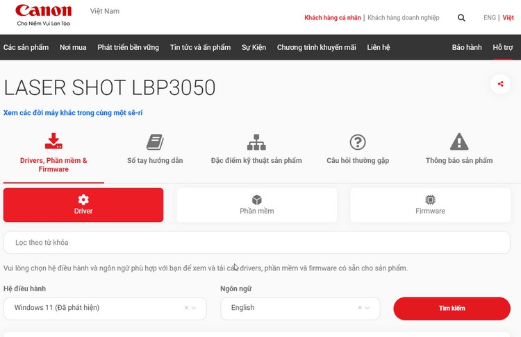 Cài đặt máy in Canon LBP 3050 - ảnh 3