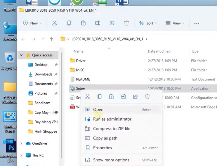 Cài đặt máy in Canon LBP 3050 - ảnh 5
