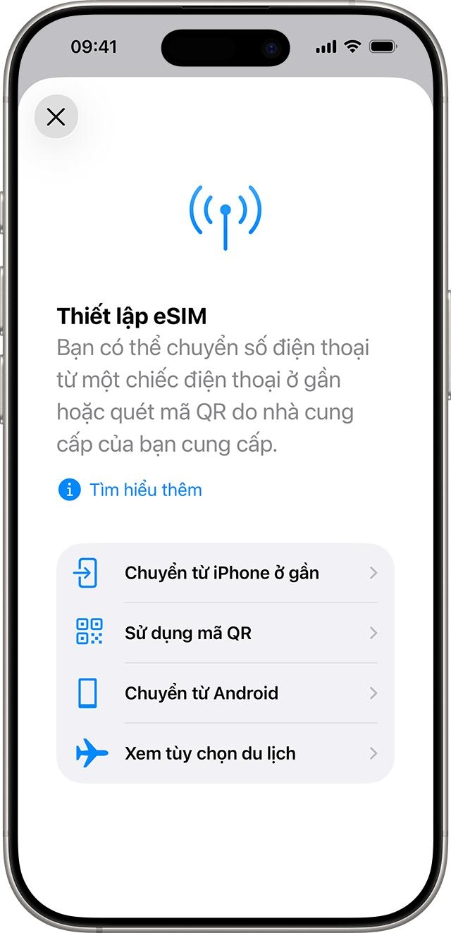 Điều kiện để sử dụng eSIM Viettel