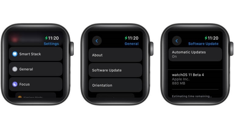 Cách cài đặt watchOS 11 developer beta 4 trên Apple Watch 2